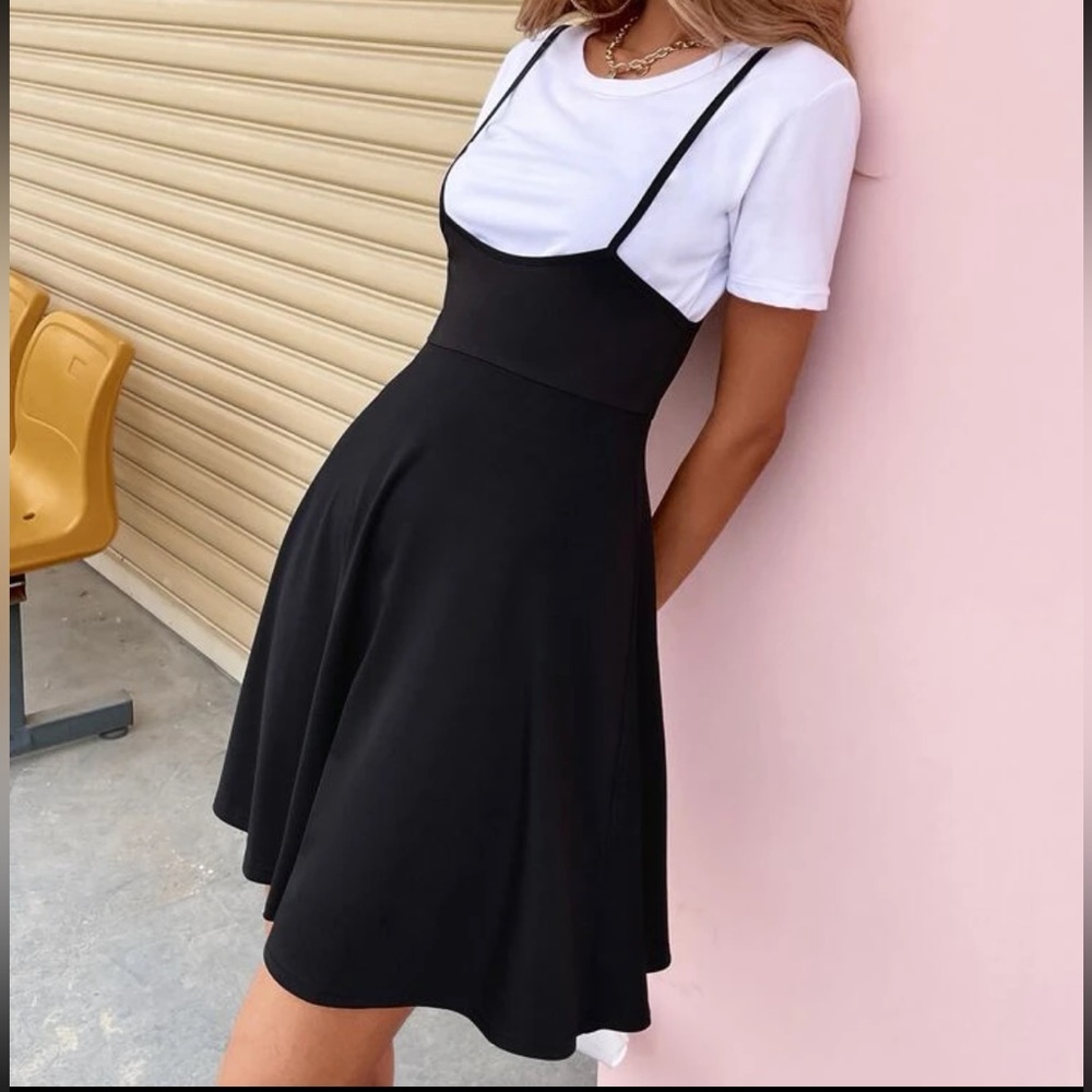 SHEIN overall dress